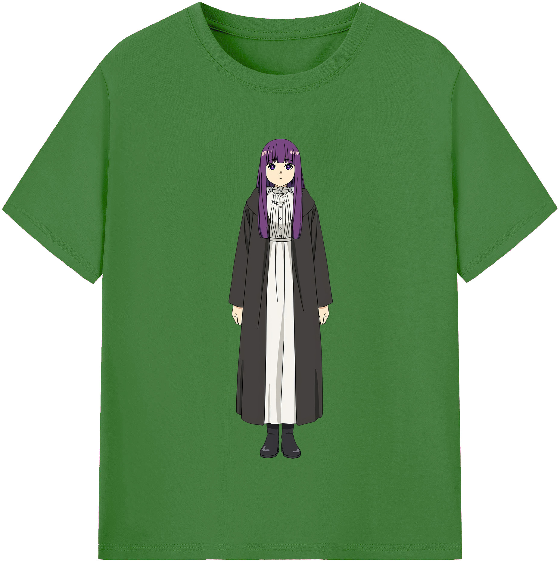 （画像用） 葬送のフリーレン Frieren レディースカジュアルプリントTシャツ（綿100％）